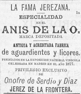 Santander 1886: anuncios de bebidas alcohólicas