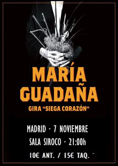 María Guadaña y los Afiladores en concierto
