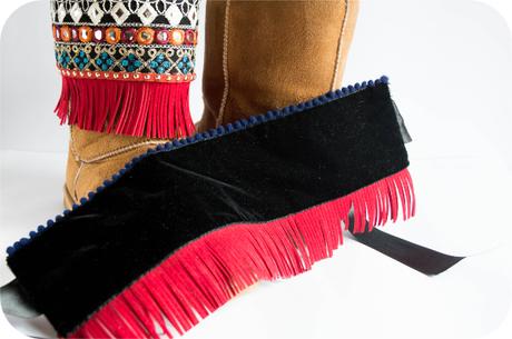 DIY: Cubrebotas estilo etnico DIY: Cubrebotas estilo etnico