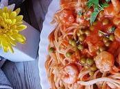 Espaguetis gambas