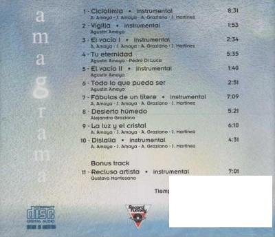 Amagrama - Ciclotimia (2004) Amagrama - Ciclotimia (2004)