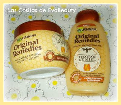 Champú y mascarilla capilar Original Remedies Tesoros de miel de Garnier