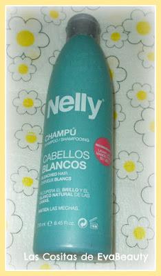 Champú cabellos platinos, canas o rubios de Nelly