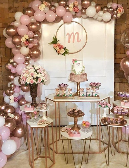 ideas para tu cumpleaños  #15Th Rose Gold Party