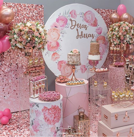 ideas para tu cumpleaños  #15Th Rose Gold Party