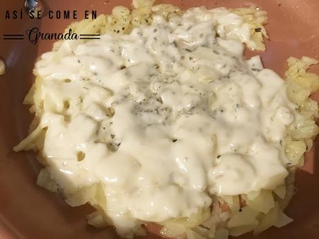 Revuelto de patatas y enrollado de cangrejo inspirado en Ana Ros Revuelto de patatas y enrollado de cangrejo inspirado en Ana Ros