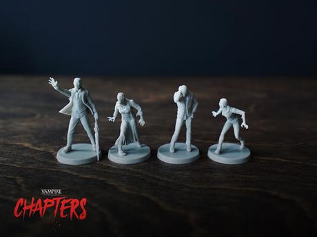 Miniaturas de VtM Chapters, pintadas por Ángel Giráldez (Studio Giráldez)
