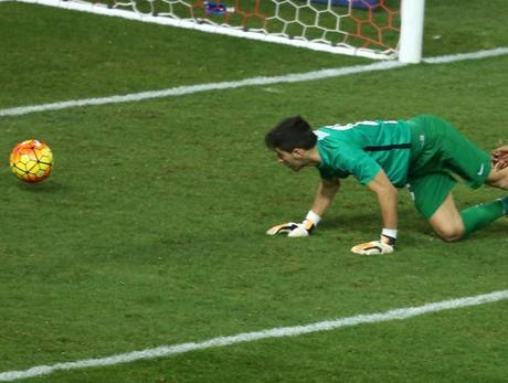 Mariño se marcó 3 goles en propia portería en la temporada 2015/16