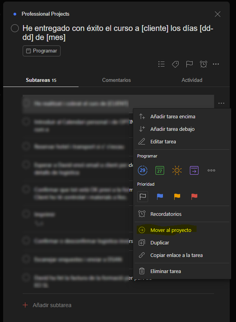 Mi sistema GTD® en Todoist: Checklists y Plantillas para Proyectos