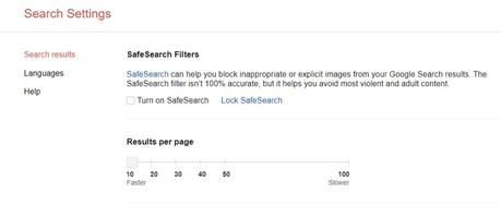 Cómo obtener más resultados de búsqueda por página en la Búsqueda de Google