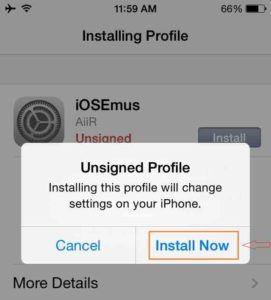 Descargar iOSEmus para iOS | Instale iOSEmus en iPhone, iPad No Jailbreak