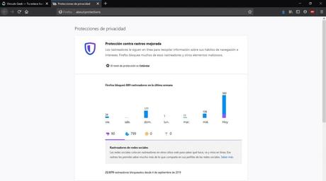 Mozilla Firefox 70: cada vez mas cerca de Google Chrome