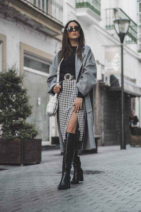 ESENCIALES PARA OTOÑO: ABRIGO GRIS + CÓMO ELEGIR ABRIGO SEGÚN TU CUERPO abrigo gris - como elegir abrigos