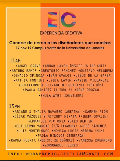 Conoce de cerca a tus diseñadores favoritos en la Experiencia Creativa Conoce de cerca a tus diseñadores favoritos en la Experiencia Creativa