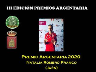 Premio Argentaria 2020 a Dña. Natalia Romero Franco