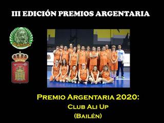 Premio Argentaria 2020 a Club Ali Up Bailén
