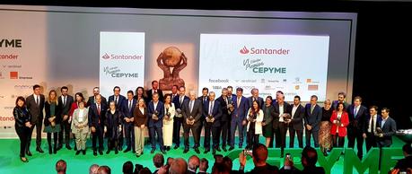 Normadat ganadora en los VI Premios CEPYME en el Auditorio del Banco Santander España Normadat ganadora en los VI Premios CEPYME en el Auditorio del Banco Santander España