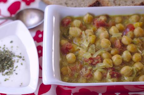 CURRY DE GARBANZOS EN CROCK POT [PON UNA AGENDA EN TU VIDA]