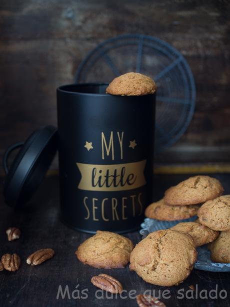 Galletas de calabaza con nueces