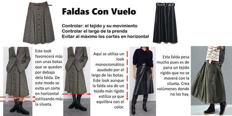 Cómo combinar faldas largas y calzado. Cómo combinar faldas largas y calzado.