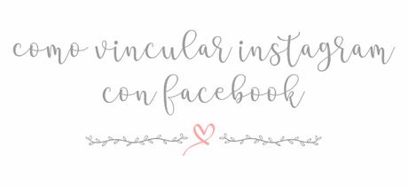 Como vincular instagram con facebook
