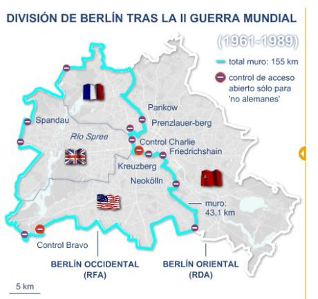 UN INTERESANTE REPORTAJE GRÁFICO SOBRE EL MURO DE BERLÍN PUBLICADO POR EL MUNDO. CON GRÁFICOS INTERACTIVOS