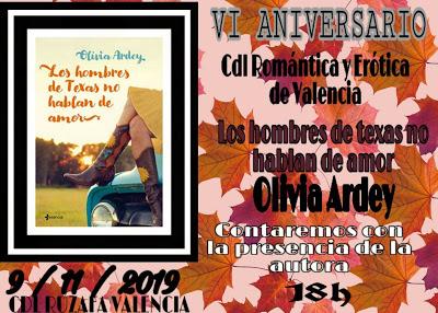 VI Aniversario Club de Lectura Casa del Libro Romántica y Erótica de Valencia