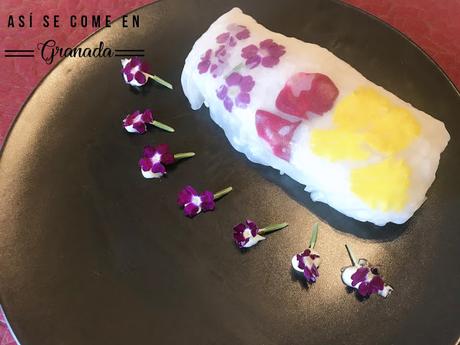 Sushi con obleas de arroz