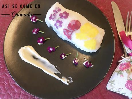 Sushi con obleas de arroz