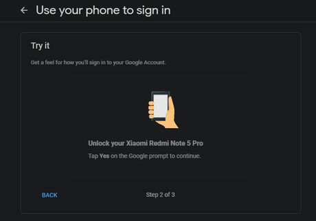 Cómo usar el teléfono Android para verificar el inicio de sesión de Google en iOS con 2SV