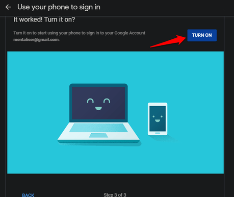 Cómo usar el teléfono Android para verificar el inicio de sesión de Google en iOS con 2SV