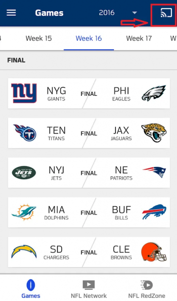 Cómo transmitir NFL Game Pass en Chromecast Connected TV [2019]