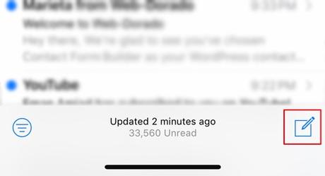 Cómo agregar Archivos adjuntos en la Aplicación de correo en iOS