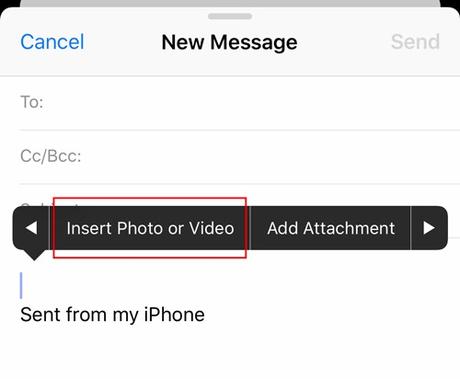 Cómo agregar Archivos adjuntos en la Aplicación de correo en iOS