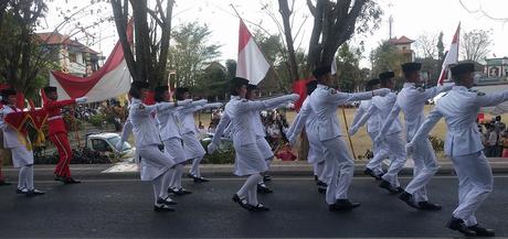 Desfile de la Independencia en Ubud