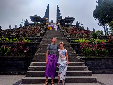 Besakih :  The biggest temple in Bali located at Slope of Mount Agung