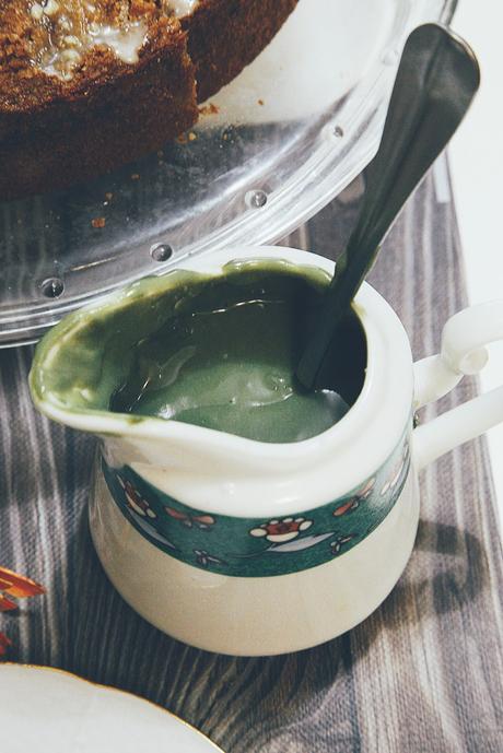 BIZCOCHO DE LECHE CALIENTE CON TE MATCHA BIZCOCHO DE LECHE CALIENTE CON TE MATCHA