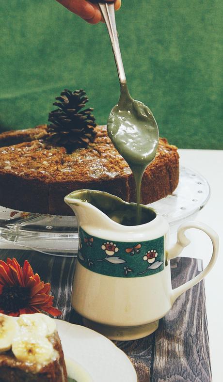 BIZCOCHO DE LECHE CALIENTE CON TE MATCHA BIZCOCHO DE LECHE CALIENTE CON TE MATCHA