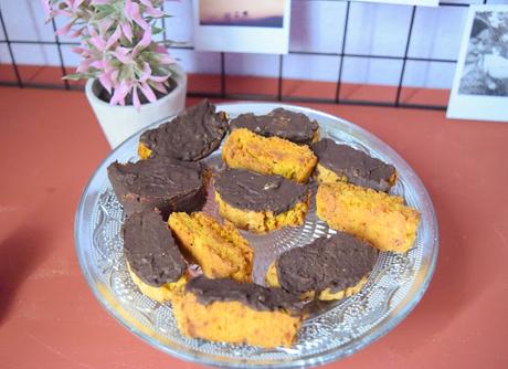 Biscottis Veganos de Calabaza y Chocolate