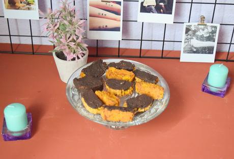 Biscottis Veganos de Calabaza y Chocolate