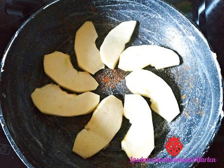 Bizcocho de Manzana en Sartén Bizcocho de Manzana en Sartén