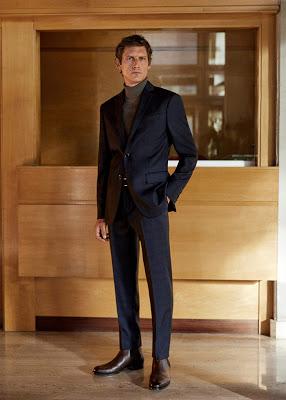Mango, Mango Man, lookbook, trajes hombre, menswear, supermodel, otoño invierno, ropa masculina, Roch Barbot, Adrián Catalán, 