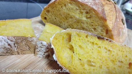 (Pan Casero) Hogaza de trigo con calabaza, y de trigo 100% (Nº 34) (Pan Casero) Hogaza de trigo con calabaza, y de trigo 100% (Nº 34)