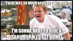 Batería de memes de Dune con Gordon Ramsay