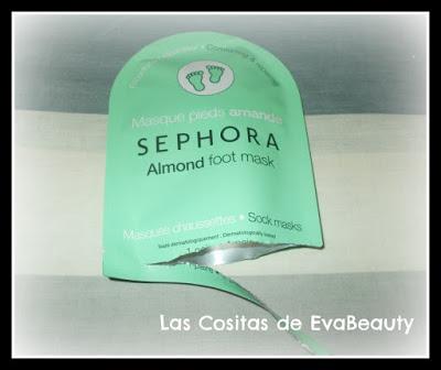 Mascarilla calcetin pies con aceite de almendras producto terminados Sephora