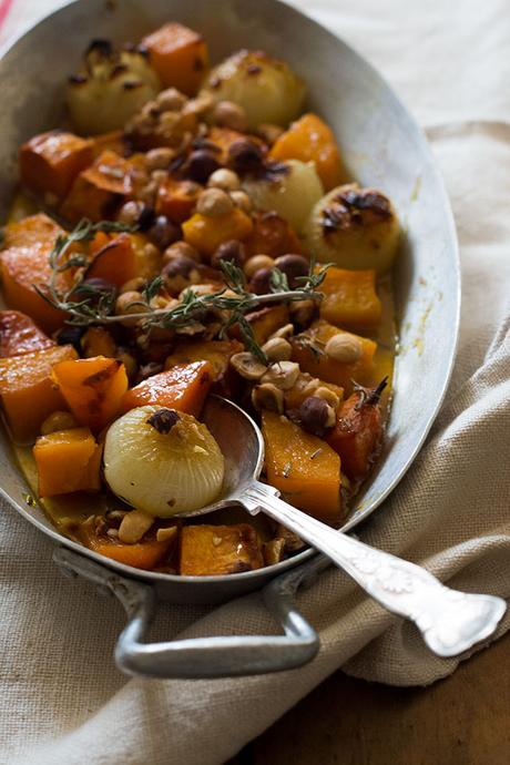 ASADO DE BONIATO Y CALABAZA. GUARNICIÓN PERFECTA PARA NAVIDADES.