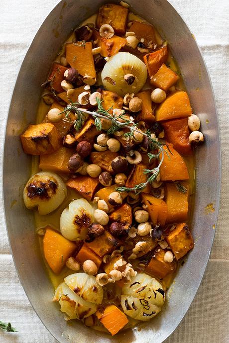 ASADO DE BONIATO Y CALABAZA. GUARNICIÓN PERFECTA PARA NAVIDADES.