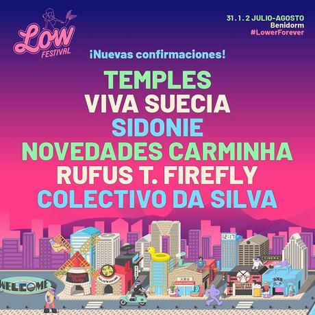 Low Festival 2020: Temples, Viva Suecia, Sidonie, Novedades Carminha, Rufus T. Firefly...