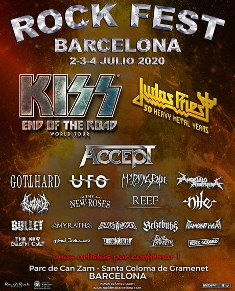 Kiss confirman concierto de despedida también en el Rock Fest Barcelona 2020