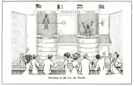El juego de golpear a un negro en la cara con pelotas de béisbol El juego de golpear a un negro en la cara con pelotas de béisbol
